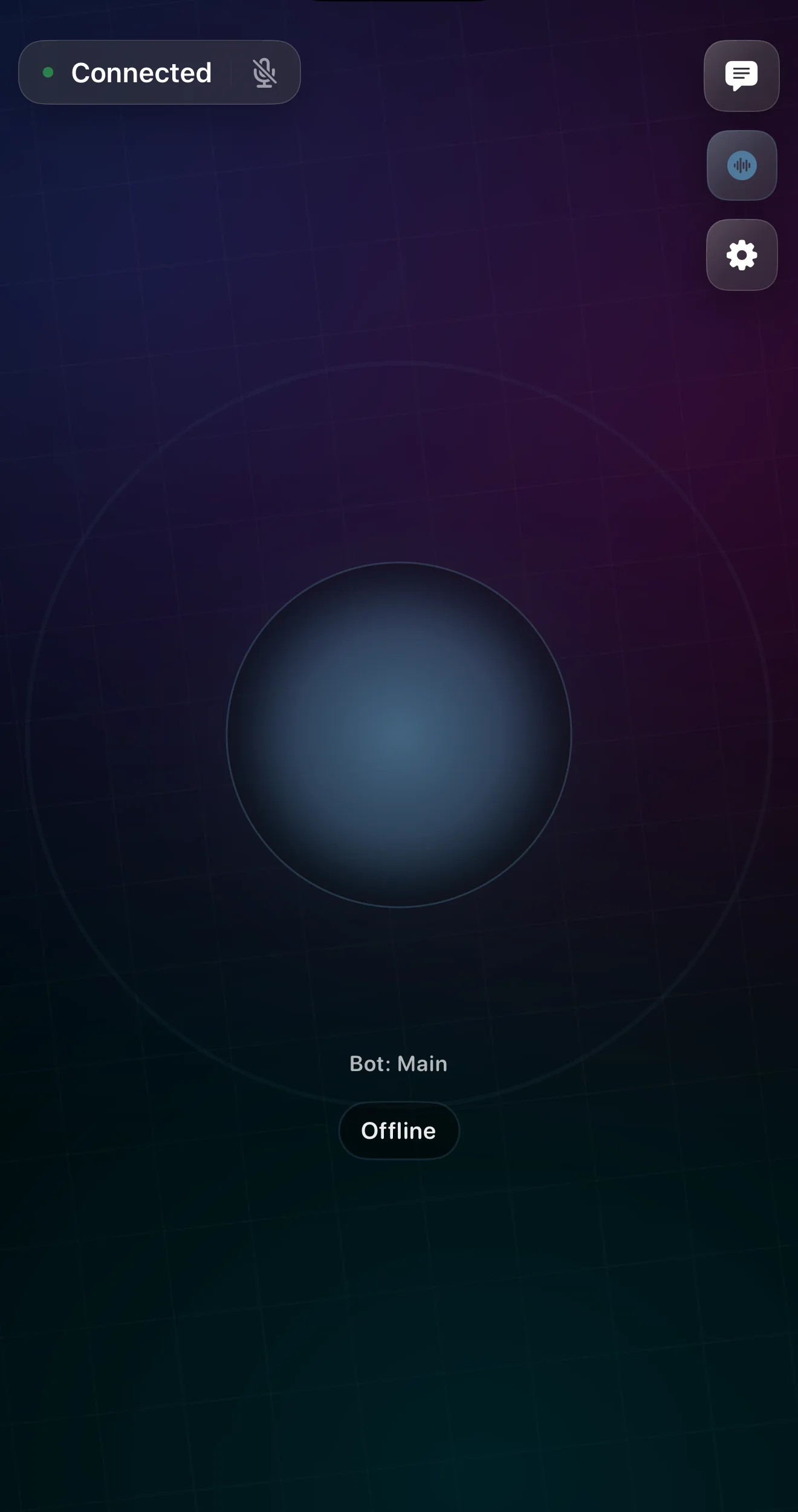 Current OpenClaw voice surface shown inside Android hardware framing